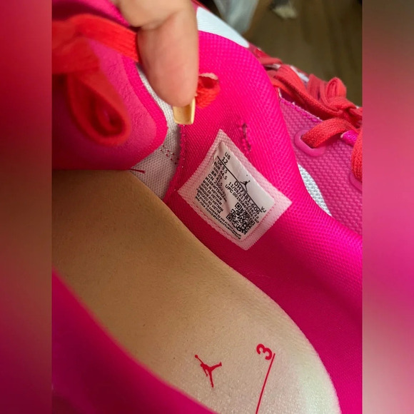 Nike Jordan Air 200E Siren Red/Pink Prime NWOT Womens size 12/mens 10.5 - Picture 7 of 7